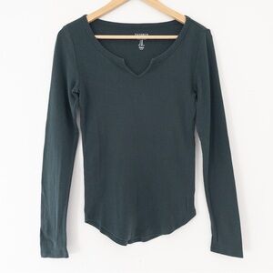 Gap Dark Green Long Sleeve Tee